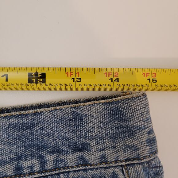 Tommy Hilfiger Jeans Pencil Skirt 100% Cotton Size 8 Front Slit Midi - Picture 6 of 7